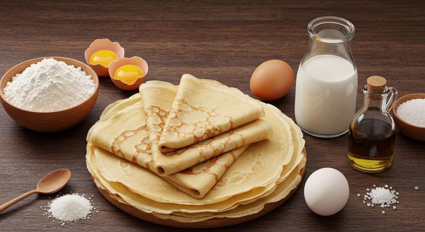 Crêpes sans beurre : recette légère et savoureuse