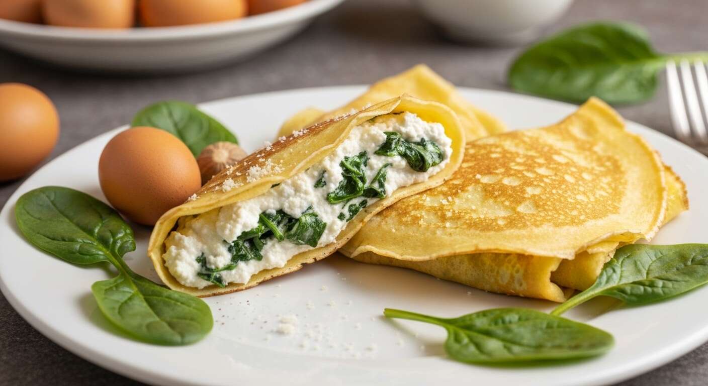 Recette de Crêpes à la Florentine : délice Italien à Savourer