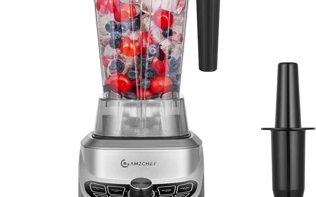 Test du blender AMZCHEF : puissance 1800W et 8 vitesses