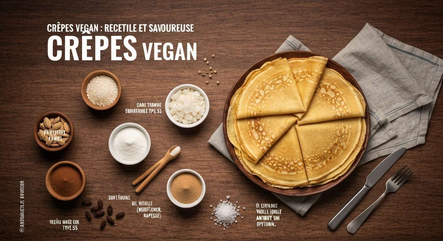 Crêpes Vegan : recette Facile et Savoureuse