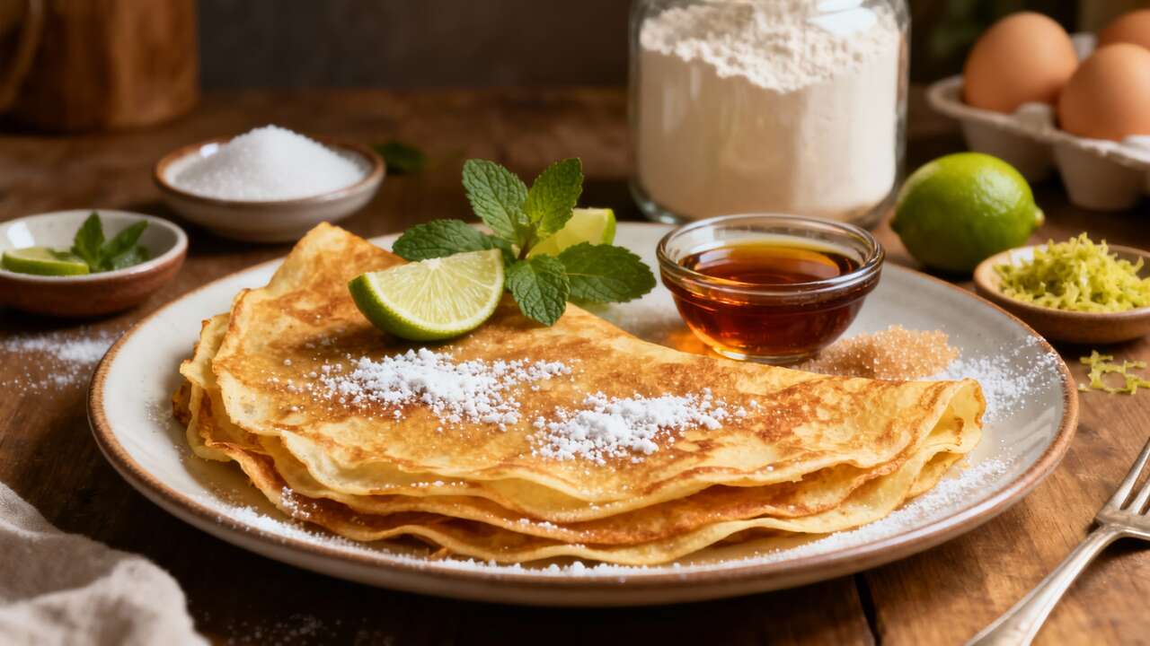 Pâte à crêpe mojito : recette sucrée originale