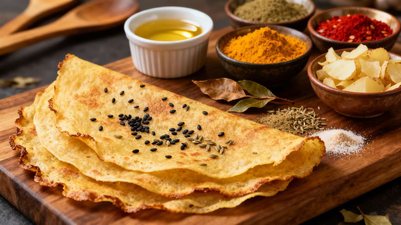 Crêpes à l'indienne : recette exotique facile et savoureuse