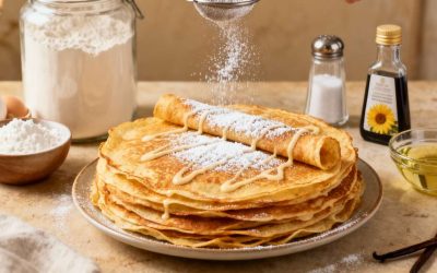 Crêpes au froment traditionnelles de grand-mère