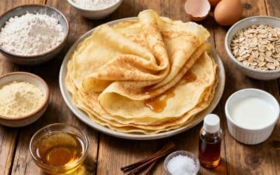 Pâte à crêpes healthy : recette légère et savoureuse