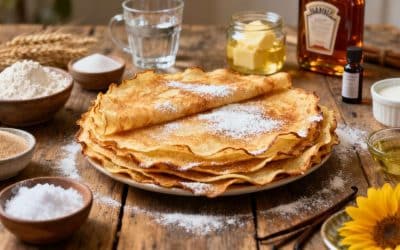 Crêpes au Rhum : recette Gourmande et Facile