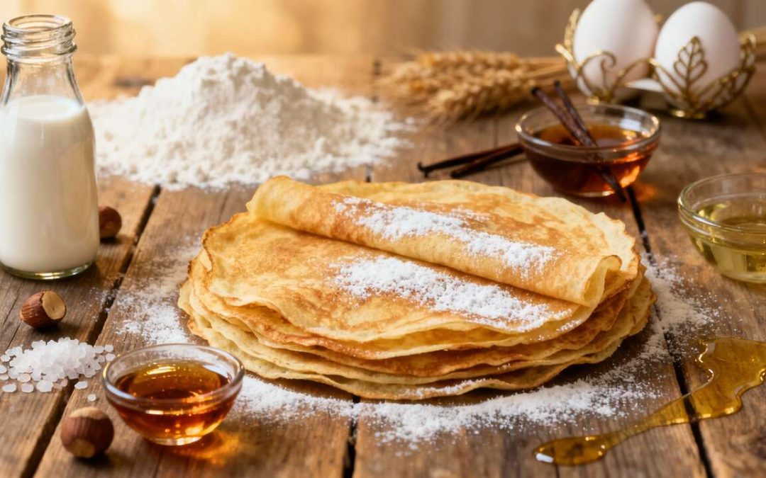 Crêpes gourmandes au lait de noisette : une recette savoureuse