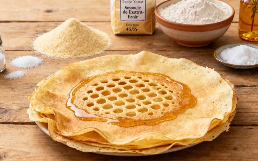 Crêpes mille trous à la fleur d'oranger : recette facile et savoureuse