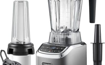 Test : blender mixeur puissant AMZCHEF 1800W en gris