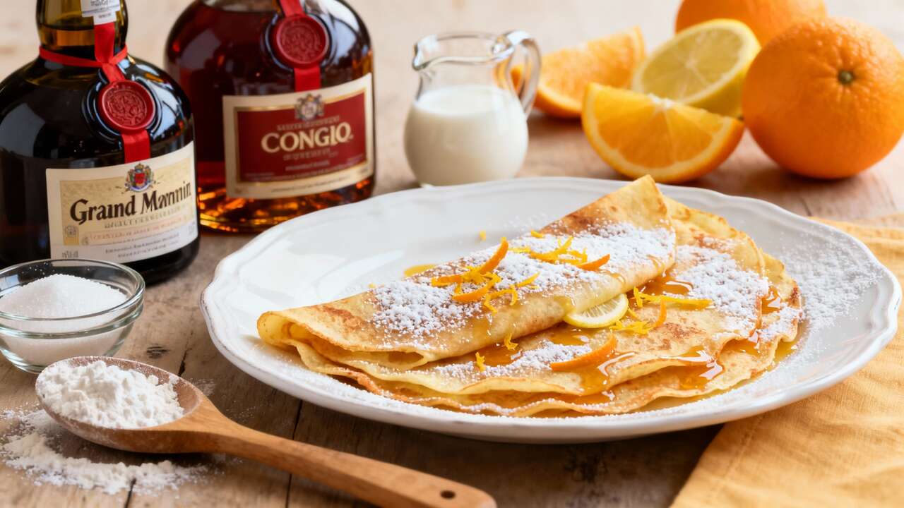 Cr&ecirc;pes Suzette : la recette traditionnelle inimitable