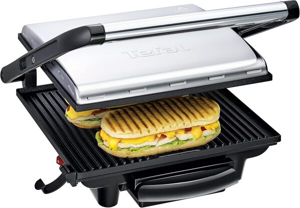 Tefal Gril viande et panini multifonction, 2000 W, Presse à paninis, Rangement & Raclette Colormania 3 en 1 Appareil à Raclette Grill et Crêpe, Revêtement Antiadhésif Easy Plus