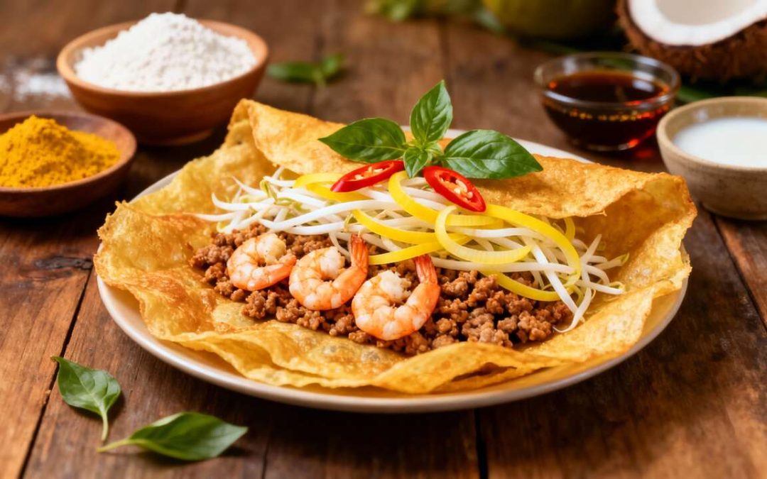 Crêpes Cambodgiennes : recette Authentique et Savoureuse