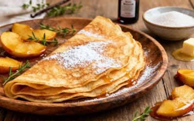 Crêpes bretonnes aux pommes caramélisées : une recette gourmande