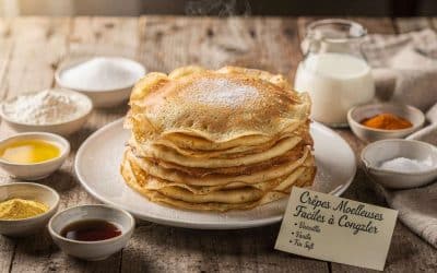 Crêpes Moelleuses Faciles à Congeler : recette Rapide et Délicieuse