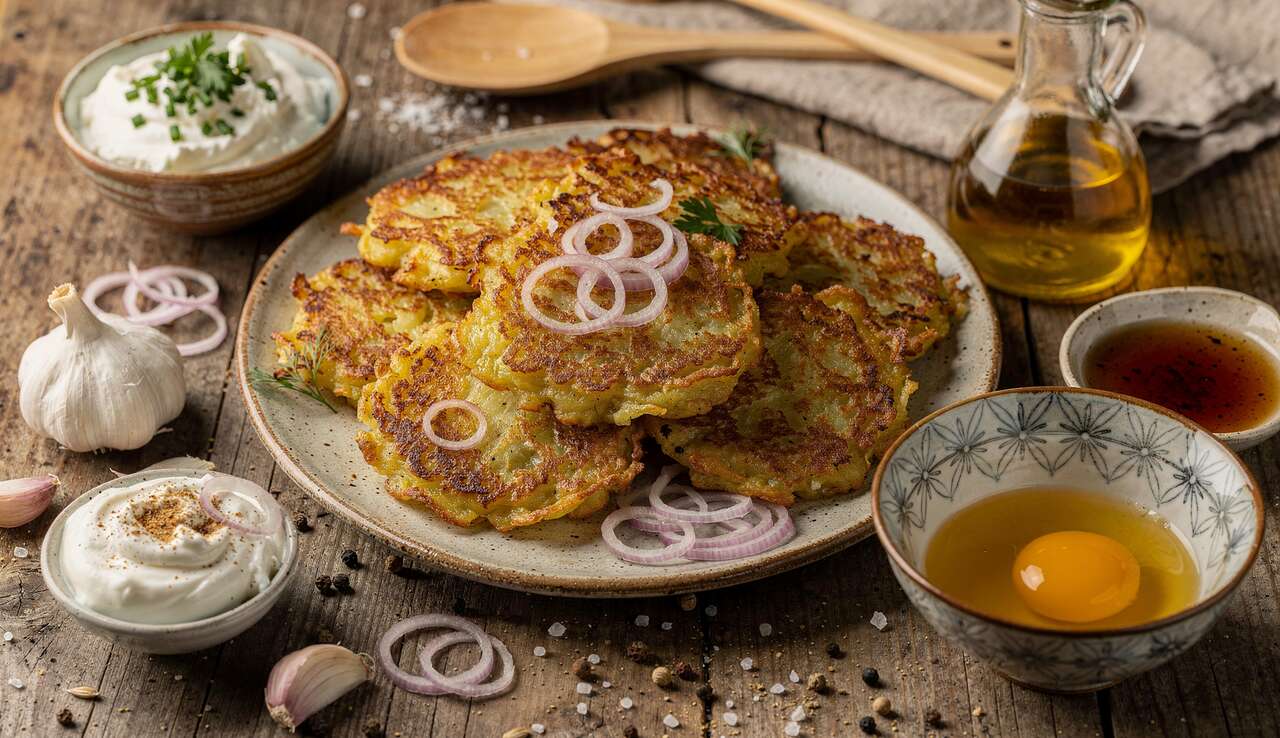 Galettes de pommes de terre et cervelle des Canuts : recette gourmande
