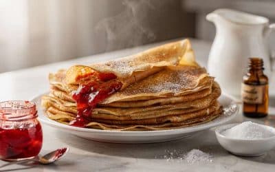 Crêpes à la confiture de fraise : recette gourmande et facile