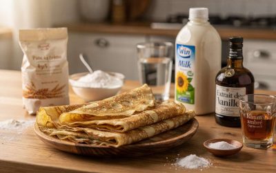 Recette de pâte à crêpes sans œufs