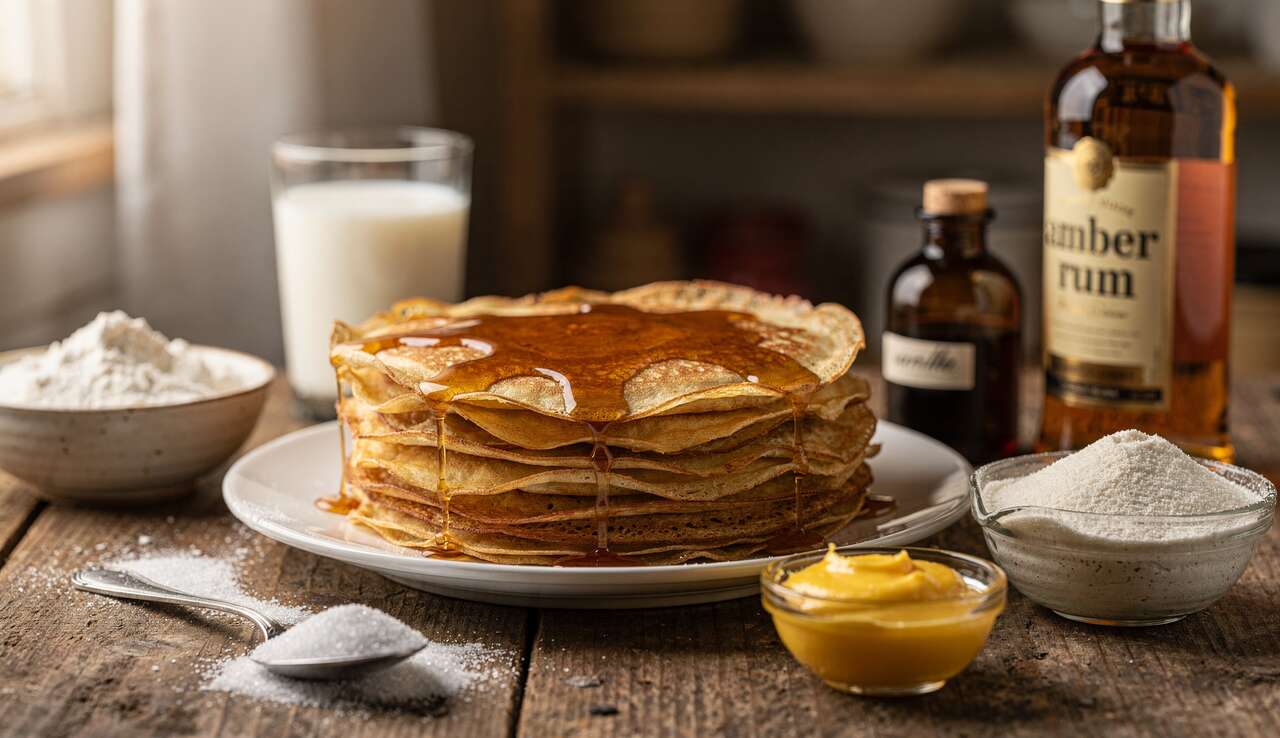 Recette de Cr&ecirc;pes au Sirop : d&eacute;couvrez le D&eacute;lice !