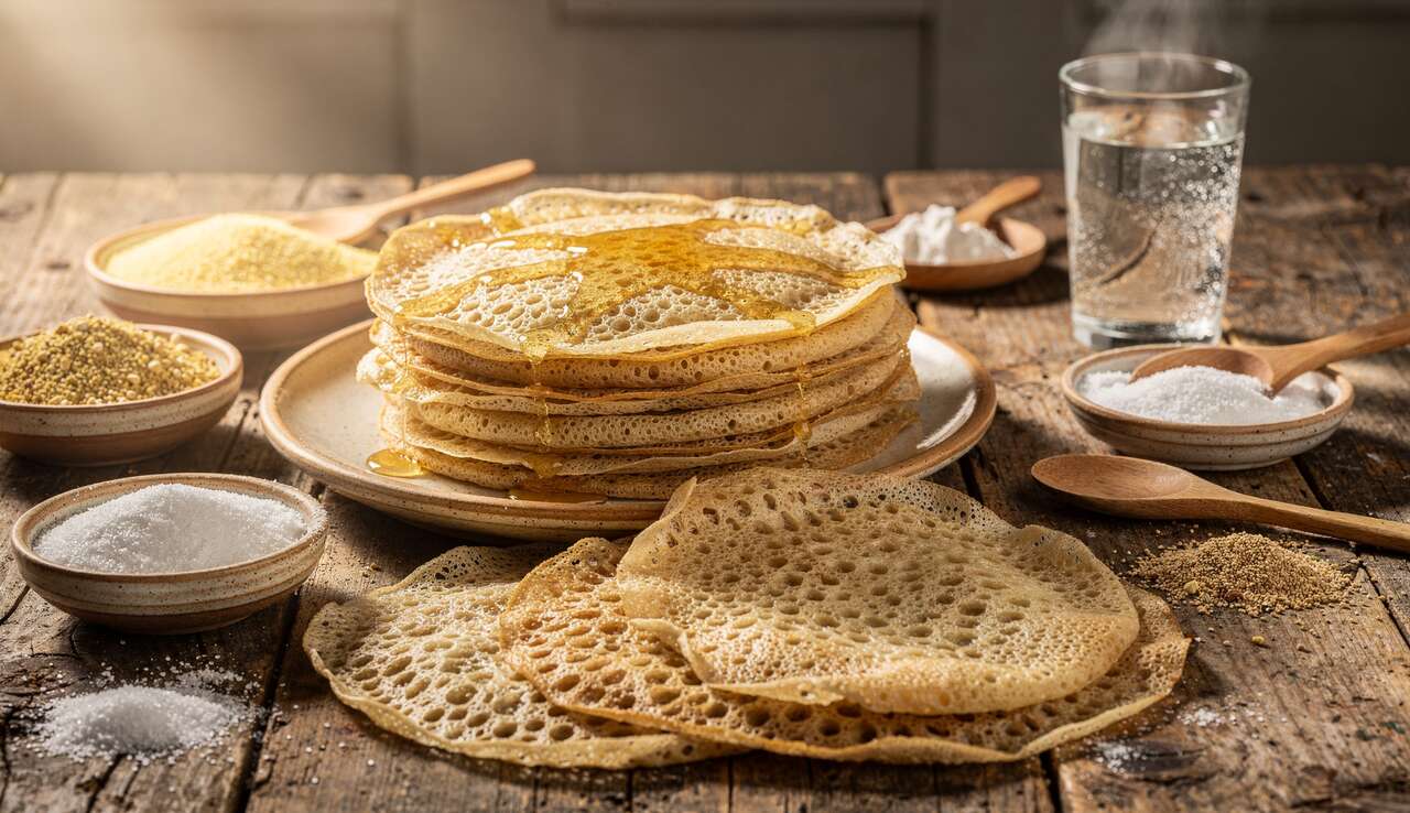 Recette de Baghrir : cr&ecirc;pes mille trous faciles et savoureuses