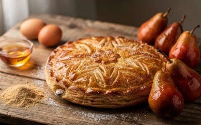 Galette des Rois poire amande façon Cyril Lignac