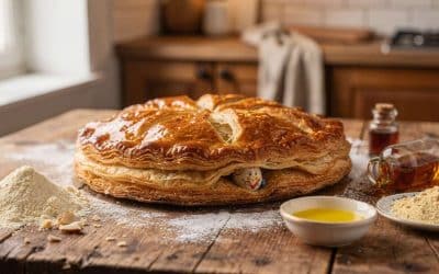 Galette des Rois légère à la frangipane : recette facile et savoureuse