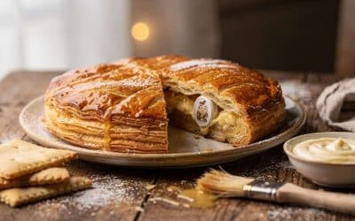 Galette des Rois à la Crème de Calissons : recette Savoureuse