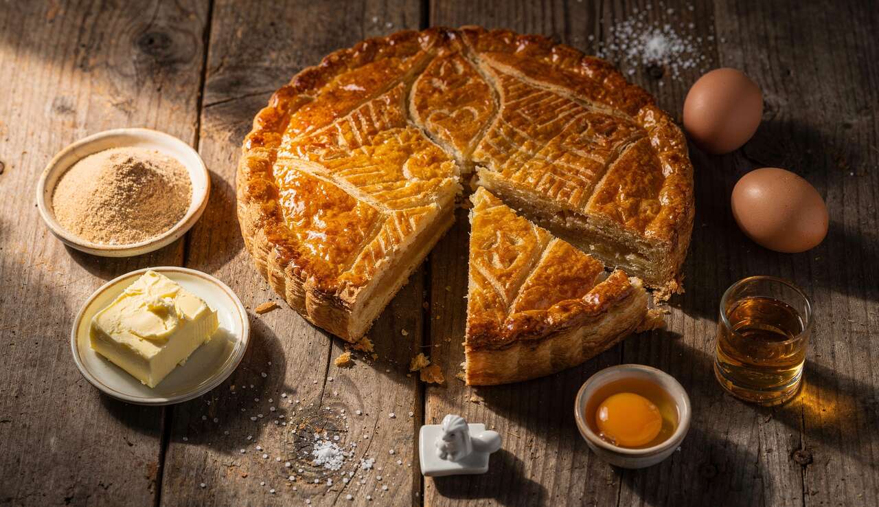 Galette des Rois traditionnelle &agrave; la frangipane : recette facile et savoureuse