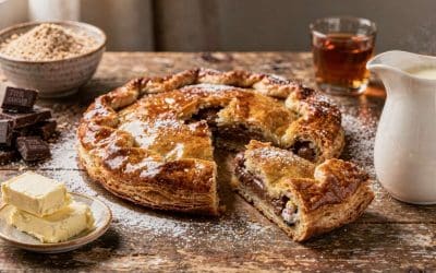 Recette de galette amandes chocolat