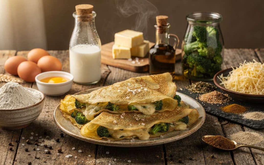 Crêpes au brocoli : recette originale et savoureuse