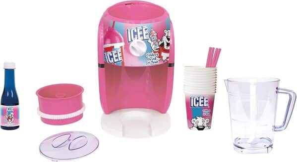 iscream ICEE at Home Machine à glace pilée avec sirop et tasses en bonus Rose