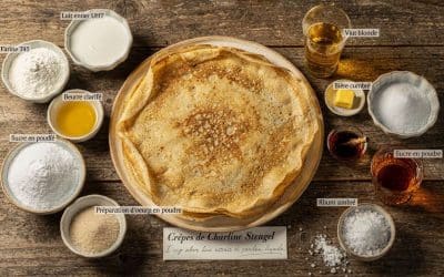 Crêpes de Charline Stengel : recette gourmande à découvrir