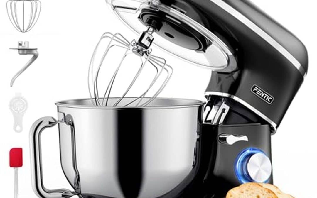 Test du robot pâtissier Fentic : puissance 2000W et bol 6, 2L en inox