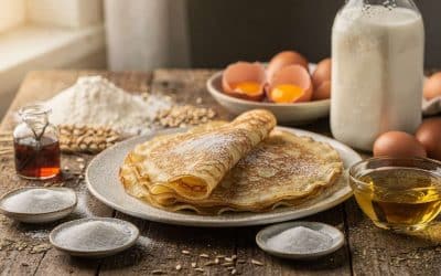 Mini-crêpes légères à la vanille : recette facile