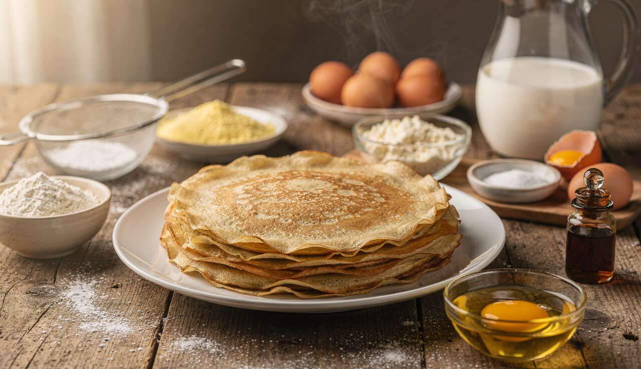 Crêpes sans Gluten et sans Lactose : recette Facile