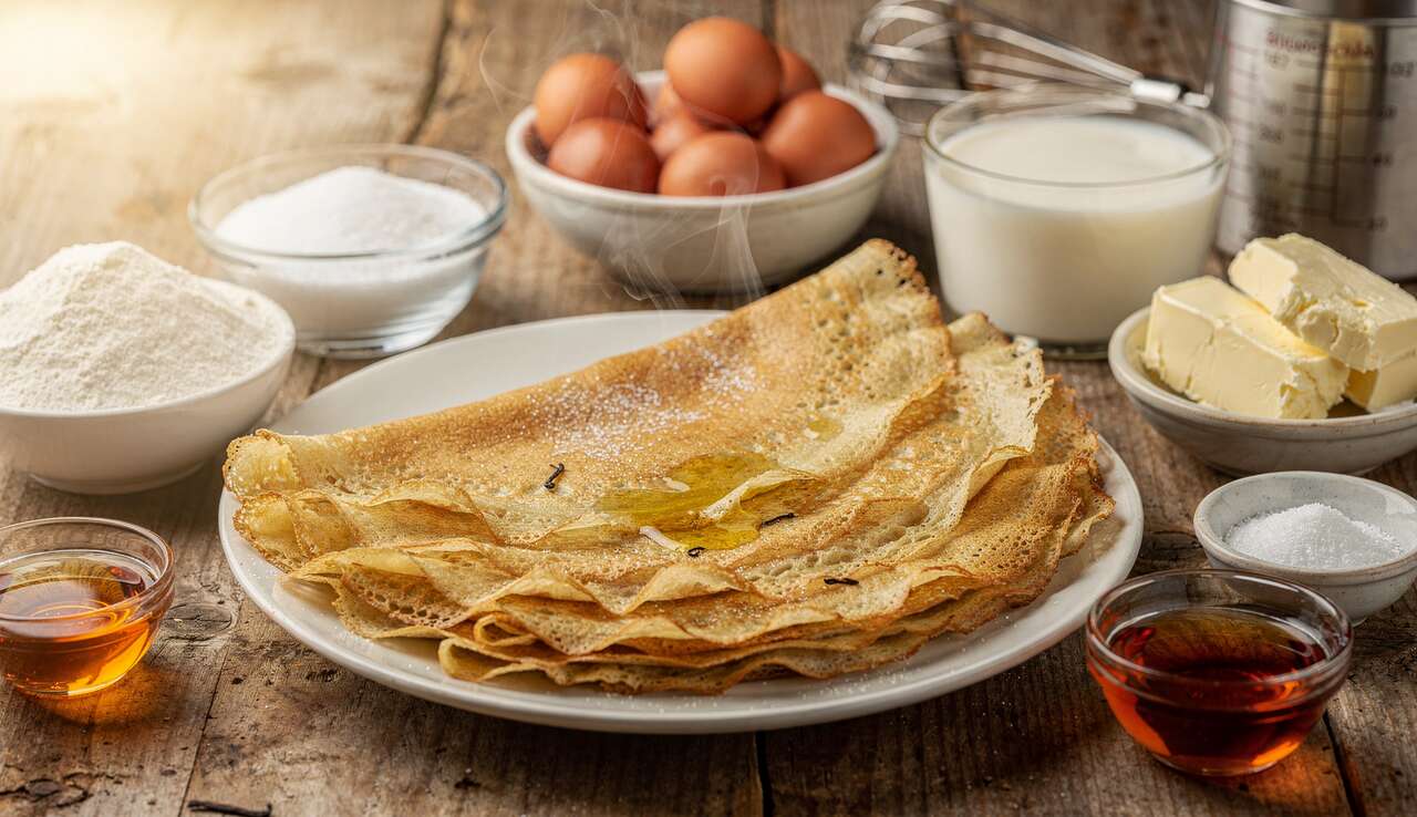 Crêpes à la vanille : recette facile et savoureuse