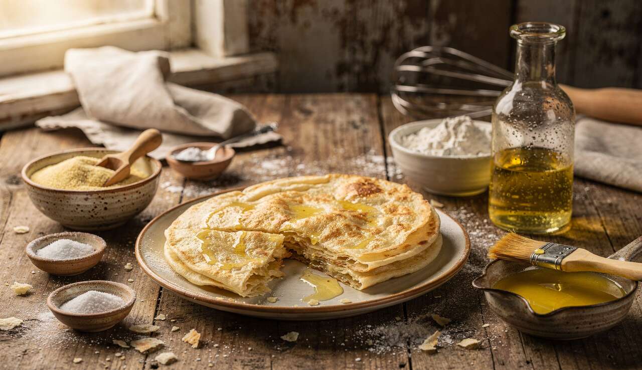 Msemen maison : recette traditionnelle de crêpes feuilletées parfaites
