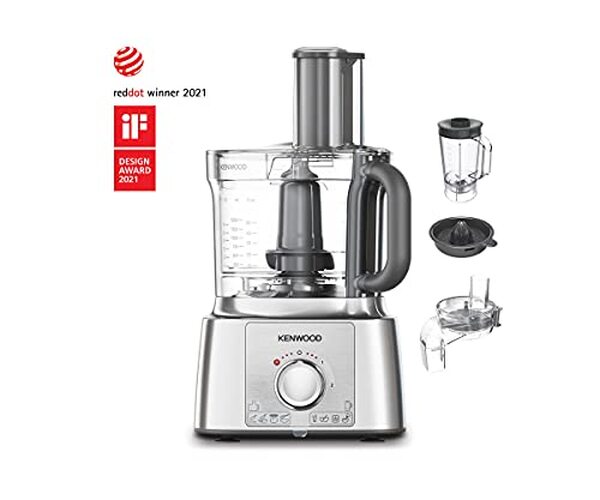 Découvrez le robot Kenwood MultiPro Express FDP65.590SI avec moteur de 1000 W : efficacité et polyvalence pour toutes vos préparations culinaires