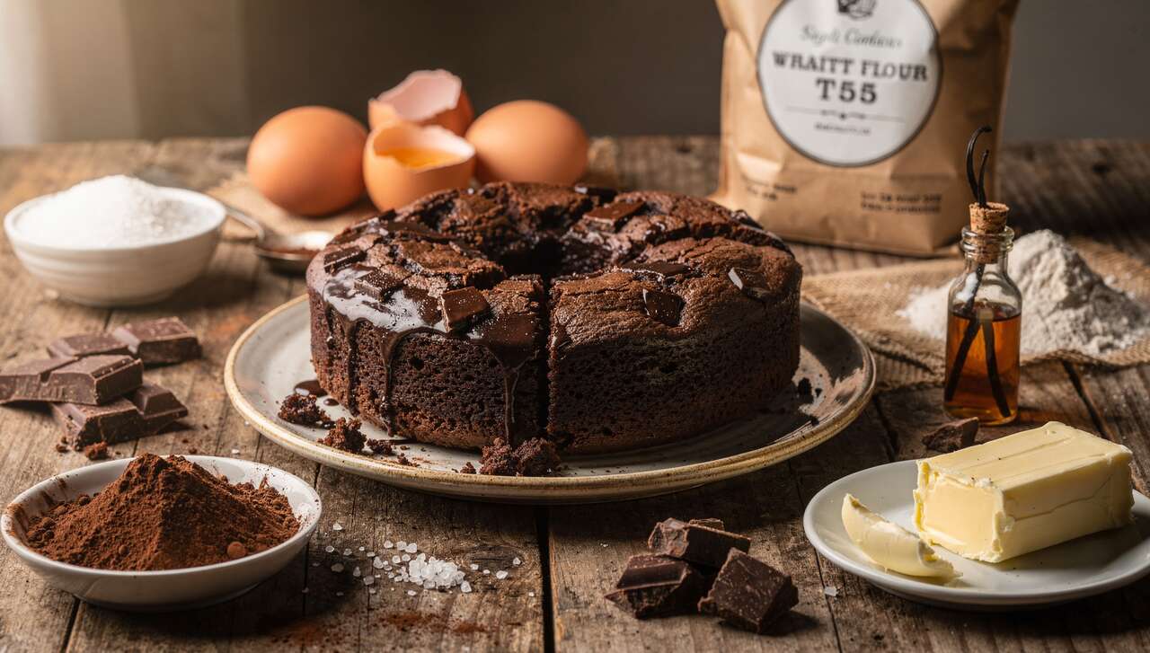Recette de gâteau avec les restes de chocolat