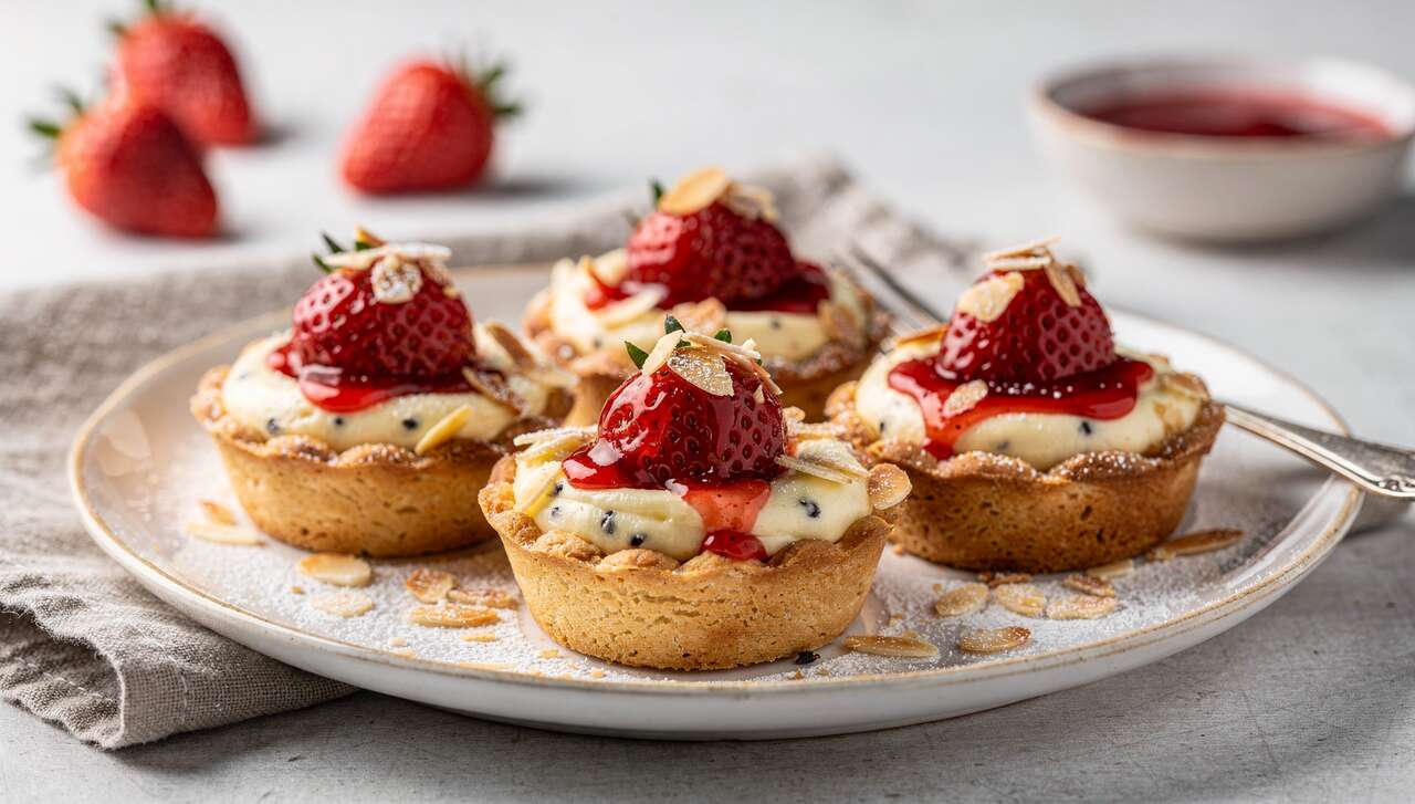 Tartelettes au mascarpone et aux fraises de Luana Belmondo : la recette gourmande à essayer