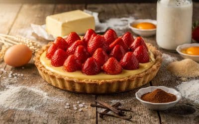 Recette de tarte aux fraises à l&rsquo;ancienne