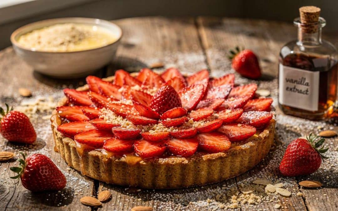 Recette facile de tarte aux fraises