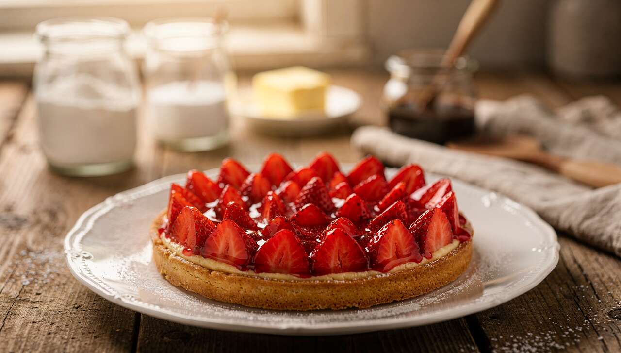 Tarte aux fraises revisitée de Cyril Lignac : la recette incontournable