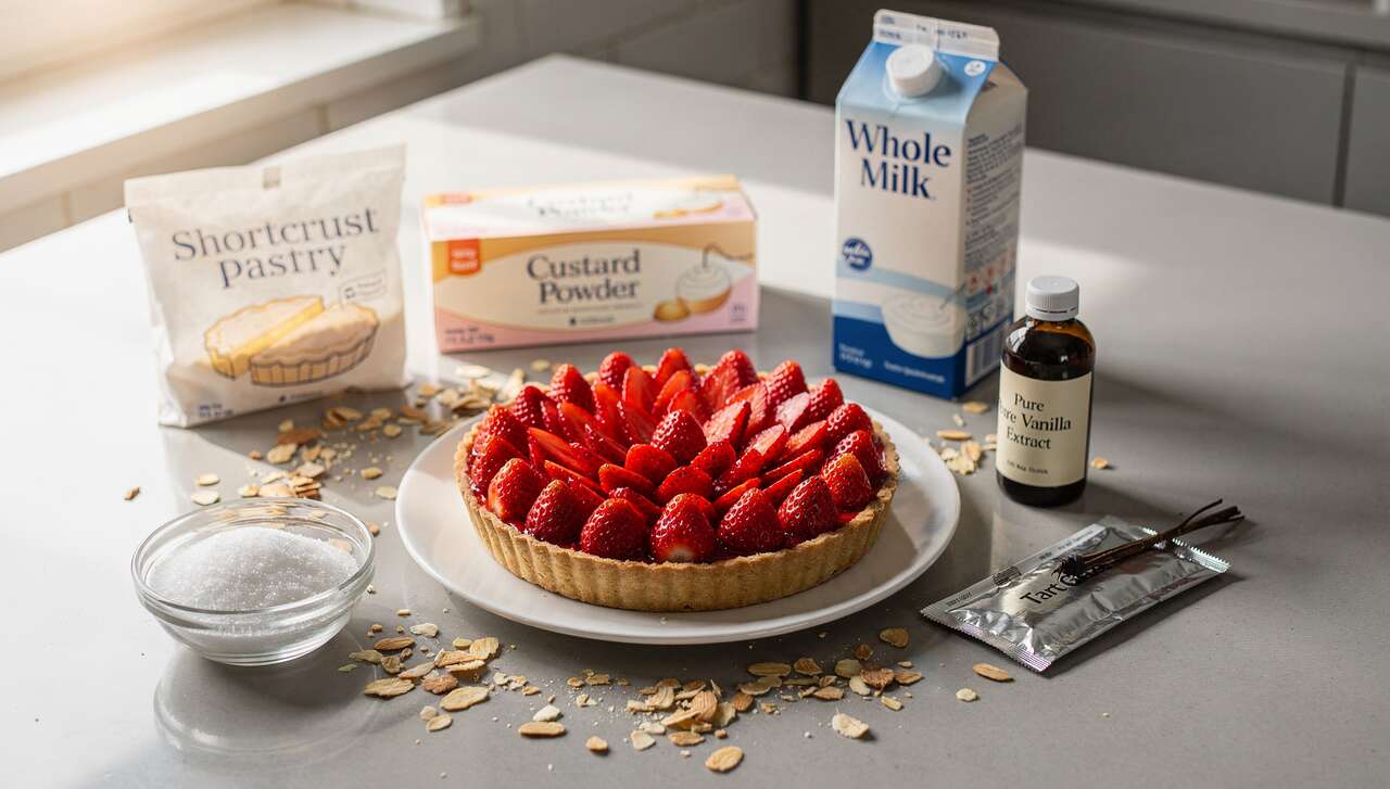 Recette de tarte aux fraises inratable