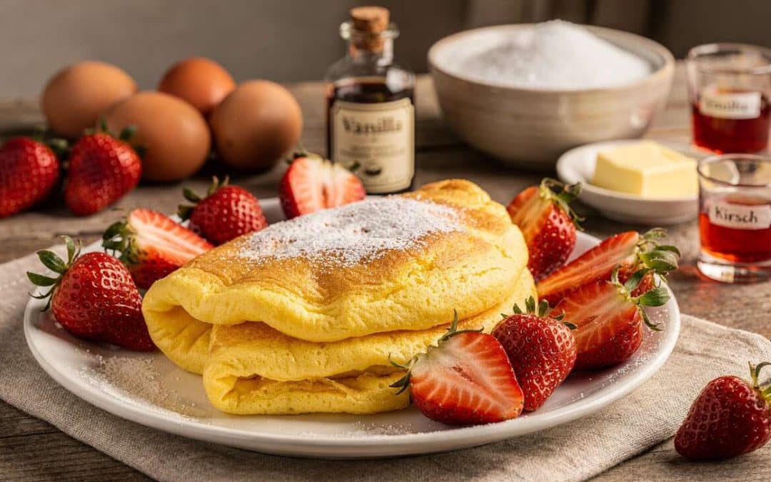 Recette d'omelette soufflée aux fraises