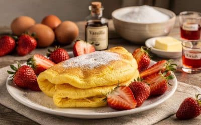 Recette d&rsquo;omelette soufflée aux fraises
