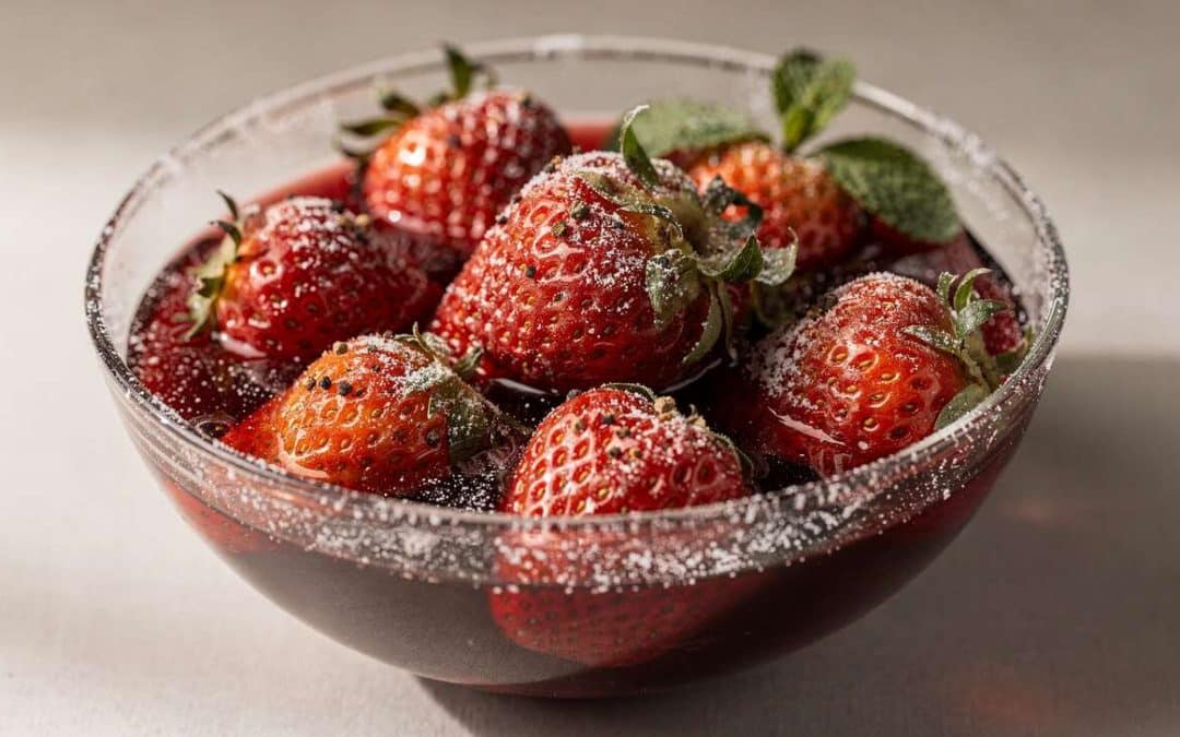 Recette de fraises au vin : un dessert frais et gourmand