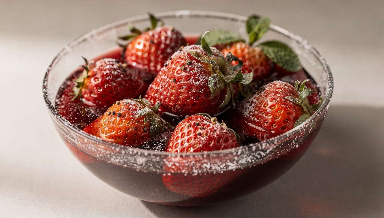 Recette de fraises au vin : un dessert frais et gourmand