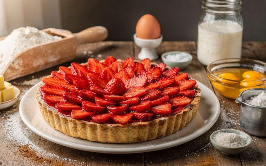 La meilleure recette de tarte aux fraises