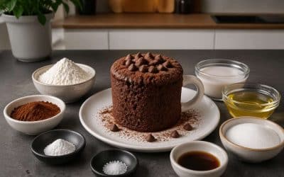 Recette facile du mugcake au chocolat