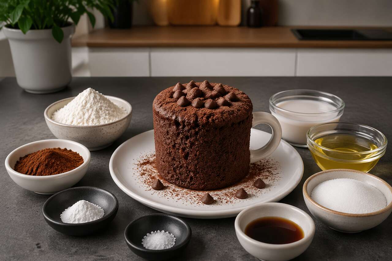 Recette facile du mugcake au chocolat