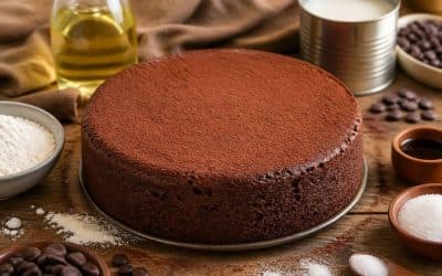 Recette de génoise au chocolat facile et moelleuse